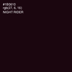 #1B0610 - Night Rider Color Image